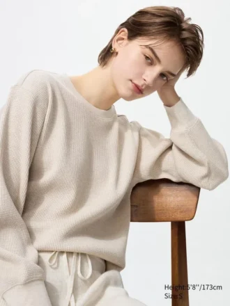 Women’s Waffle T-Shirt | Long-Sleeve
