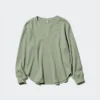 Women’s Waffle T-Shirt | Long-Sleeve