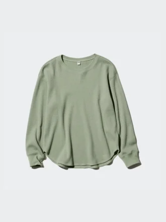 Women’s Waffle T-Shirt | Long-Sleeve