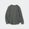Women’s Waffle T-Shirt | Long-Sleeve