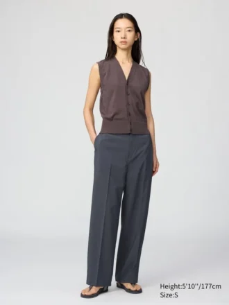 Women’s Washable Button Down Knitted Vest