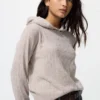 Women’s Washable Knit Cable Hoodie