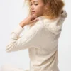 Women’s Washable Knit Cable Hoodie