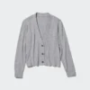 Women’s Washable Knit Ribbed Cardigan