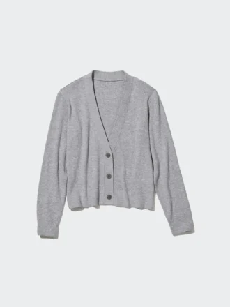 Women’s Washable Knit Ribbed Cardigan