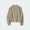 Women’s Washable Knit Ribbed Cardigan