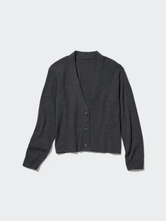 Women’s Washable Knit Ribbed Cardigan