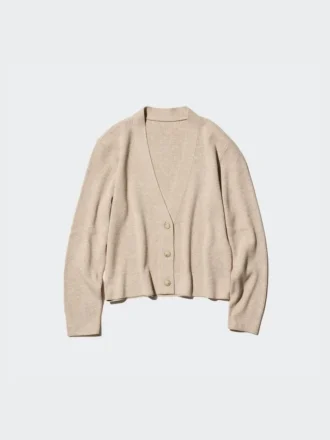 Women’s Washable Knit Ribbed Cardigan