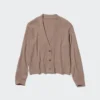 Women’s Washable Knit Ribbed Cardigan