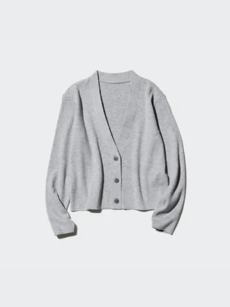 Women’s Washable Knit Ribbed Cardigan