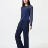 Women’s Washable Knit Ribbed Pants