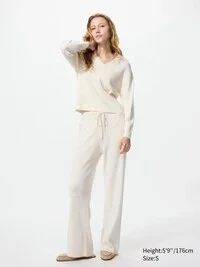 Women’s Washable Knit Ribbed Polo Sweater