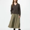 Women’s Washable Knit Ribbed Polo Sweater