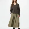 Women’s Washable Knit Ribbed Polo Sweater