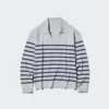 Women’s Washable Knit Ribbed Polo Sweater | Striped
