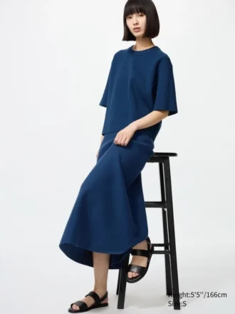 Women’s Washable Milano Ribbed Flare Skirt