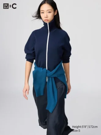 Women’s Washable Milano Ribbed Full-Zip Cardigan