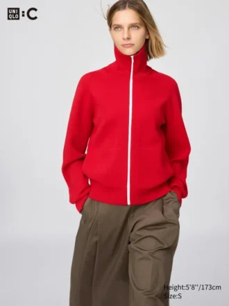 Women’s Washable Milano Ribbed Full-Zip Cardigan