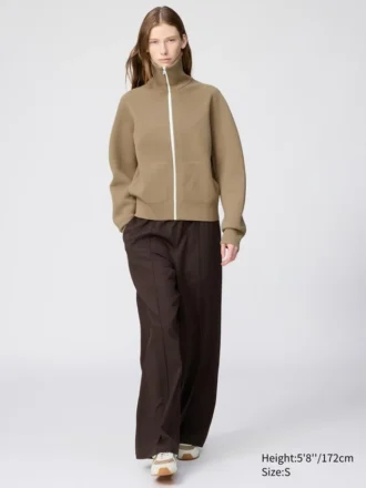 Women’s Washable Milano Ribbed Full-Zip Cardigan