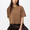 Women’s Washable Milano Ribbed Sweater | Short Sleeve