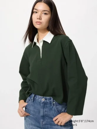 Women’s Washed Cotton Polo Shirt