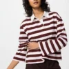 Women’s Washed Cotton Polo Shirt | Striped