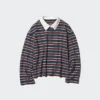 Women’s Washed Cotton Polo Shirt | Striped