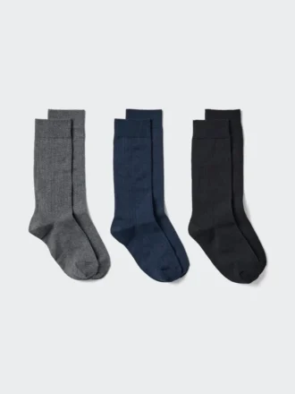 Women’s Wide Ribbed Socks | 3 Pairs