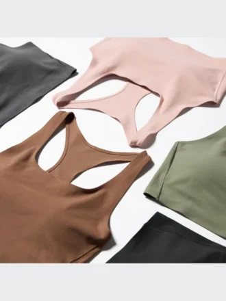 Women’s Wireless Bra (Active, Square Neck)