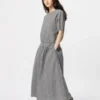 Womens Seersucker Volume Skirt | Gingham
