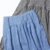 Womens Seersucker Volume Skirt | Gingham